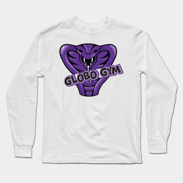 Globo Gym Purple Cobras Japanese Dodgeball Long Sleeve T-Shirt by aidreamscapes